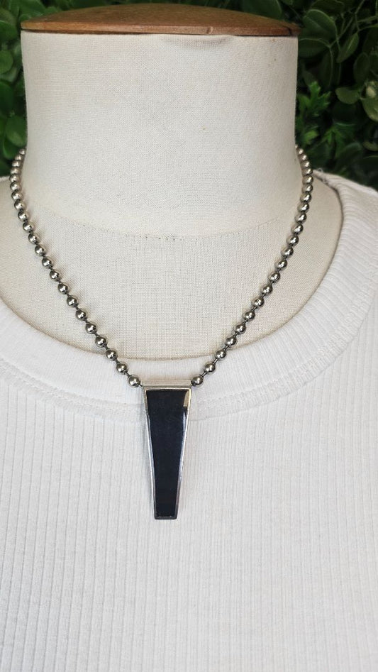 Unknown 925 Pendant W Plug Chain