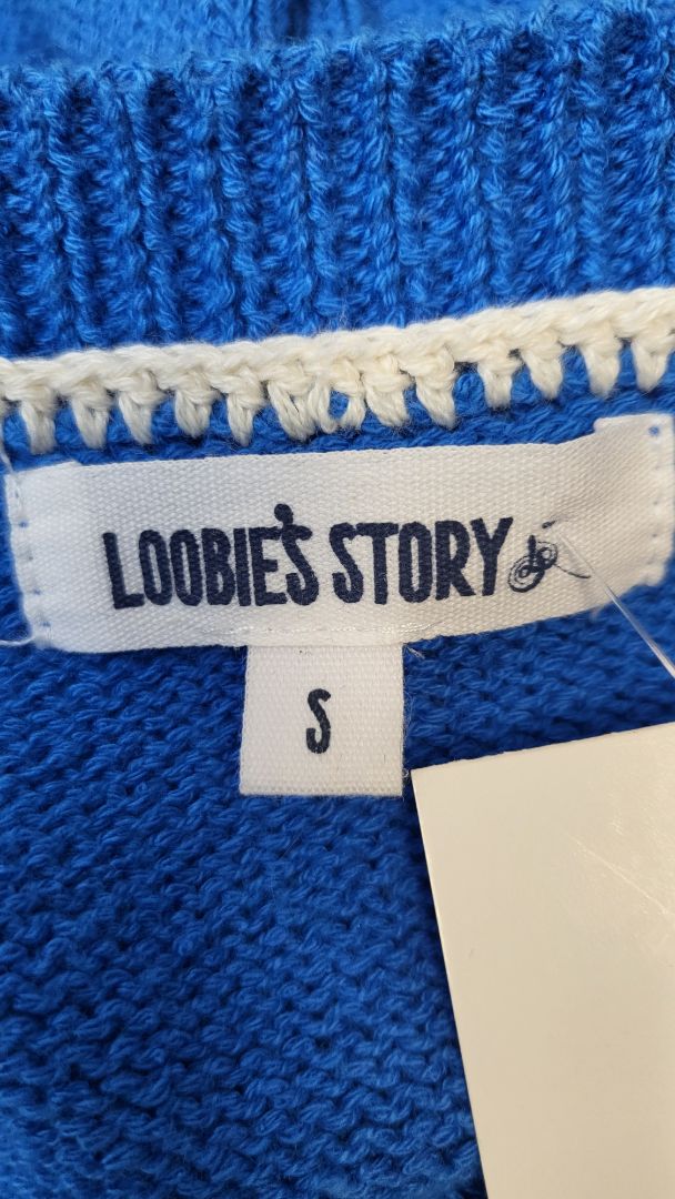 Loobies Story Blue Cardi Knit (10)