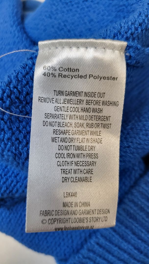 Loobies Story Blue Cardi Knit (10)