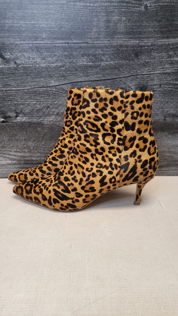 Witchery Animal Print Kitten Heel Boot (38)