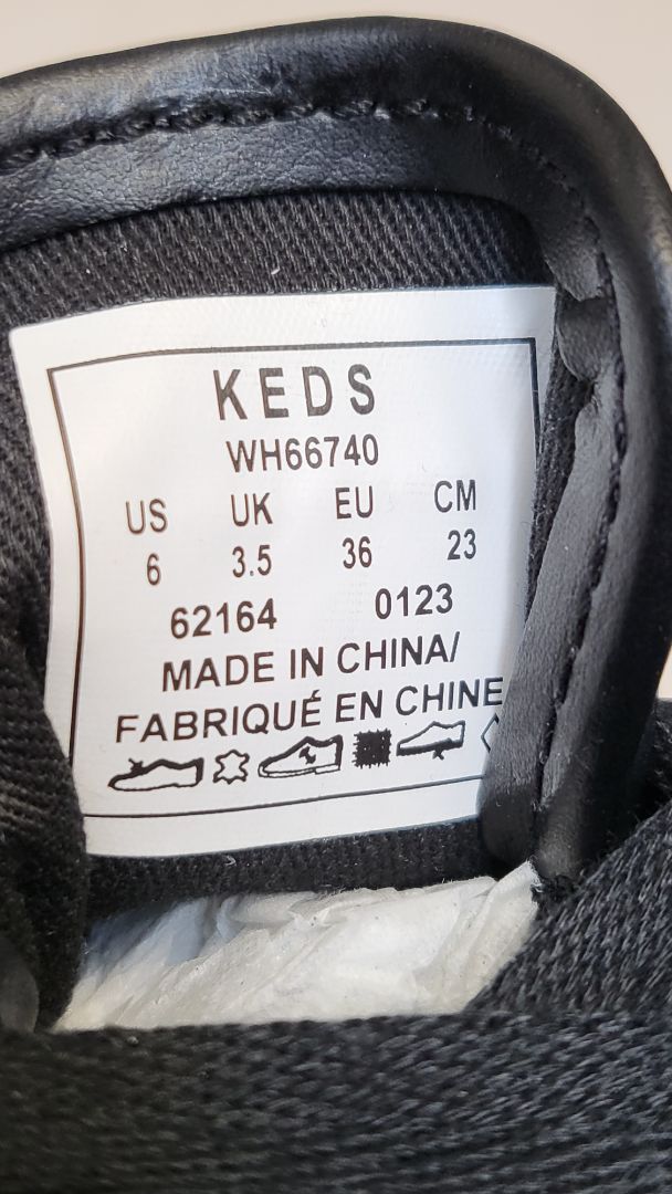 Keds Black Triple Up Sneaker (36)