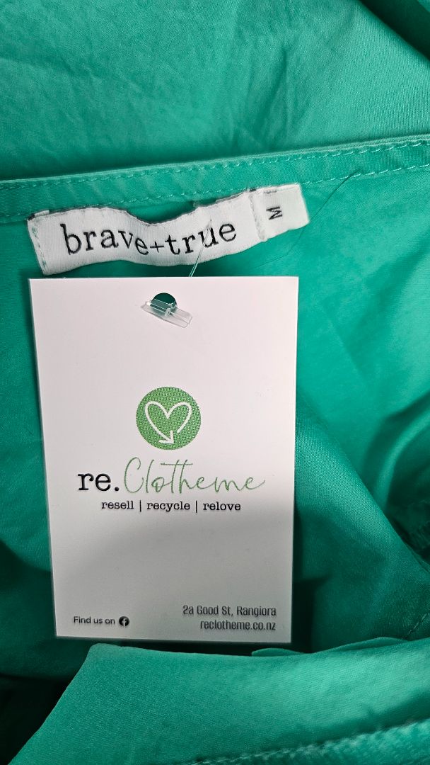 Brave+True Green Smock Dress (14)