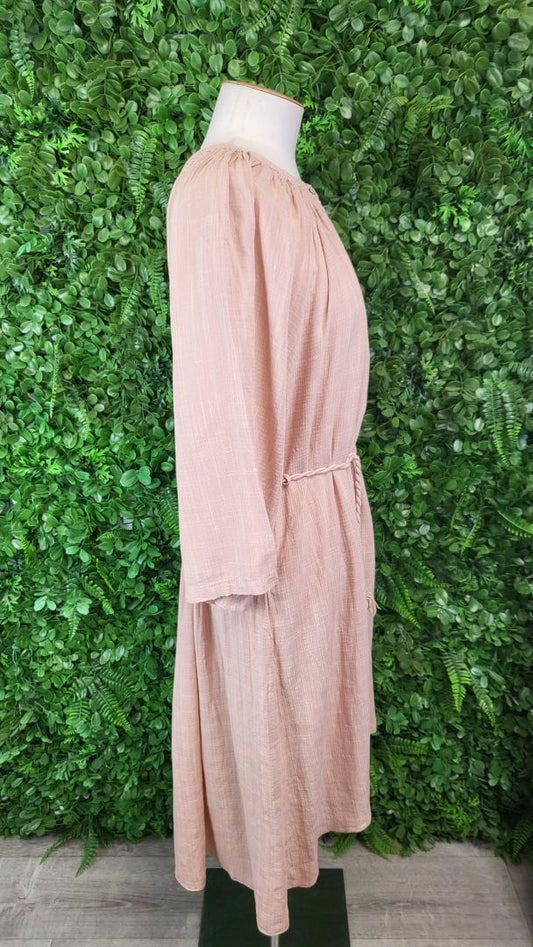 Redcurrent Blush Robe Belt Dress (14-16)