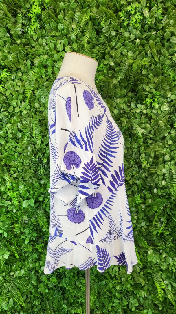 Pol Floral Peplum Top (12-14)