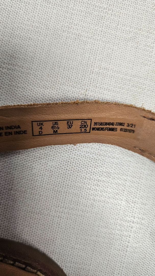 Clarks Tan Strap Sandal (37)