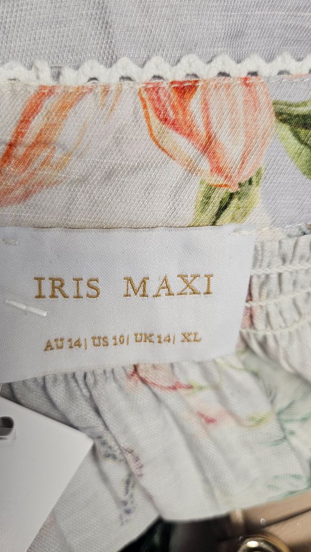 Iris Maxi Black Floral Blouse (16)