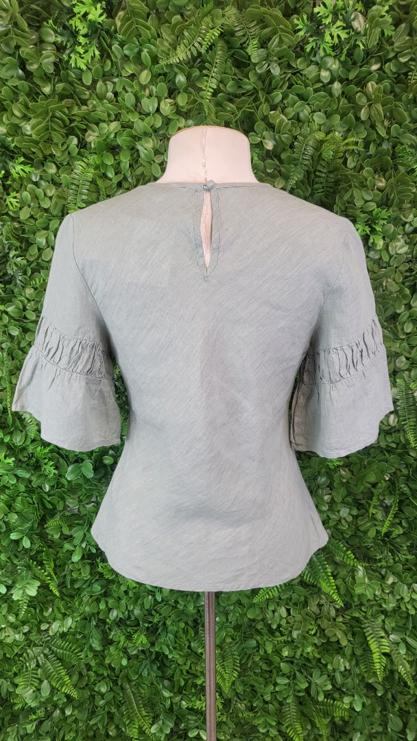 Max Sage Linen Top (6)