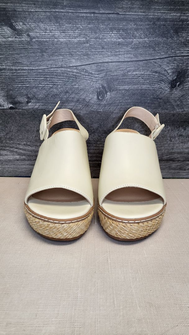 NUDE Butter Lemon Slingback Wedge NEW (38)