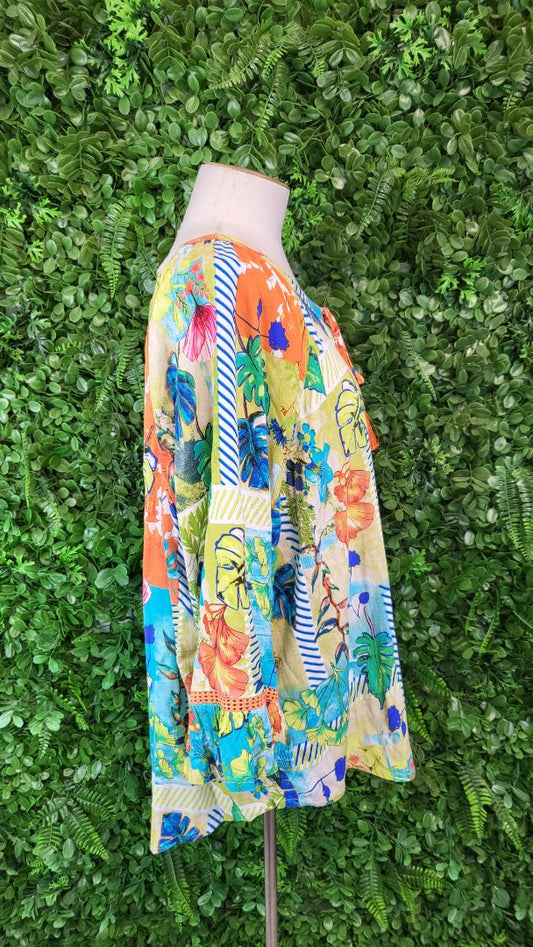 Taking Shape Multi Tassel Tie Top (18)