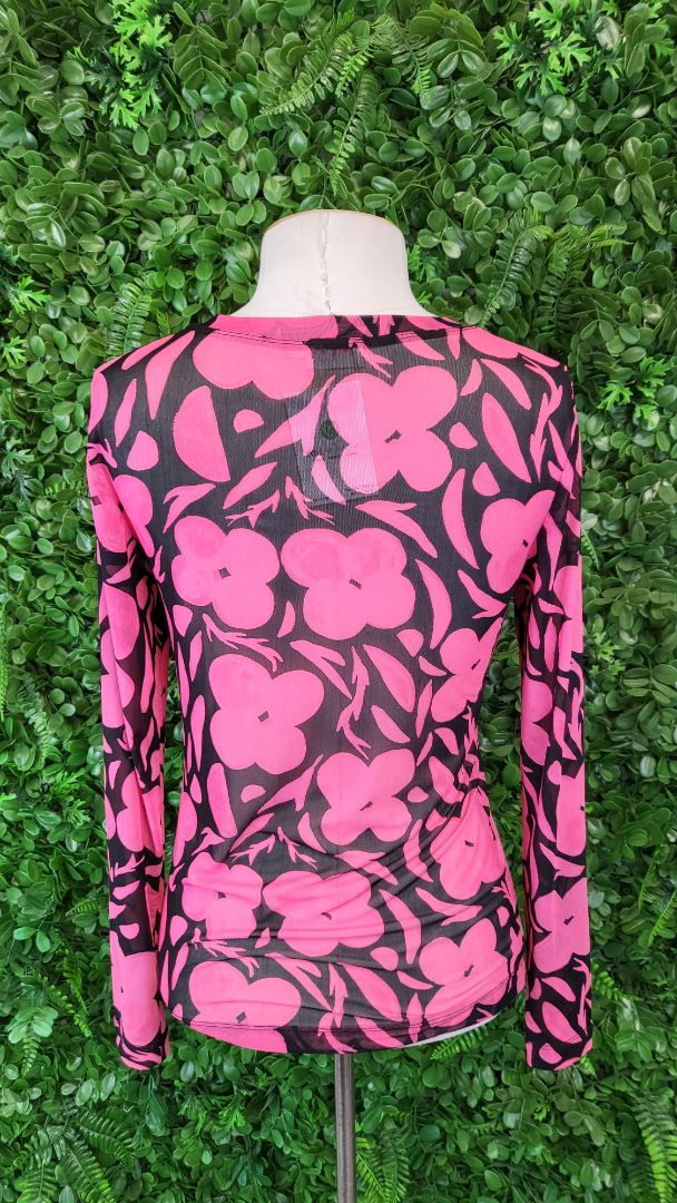 Gorman Pink/Black Floral Top (8)