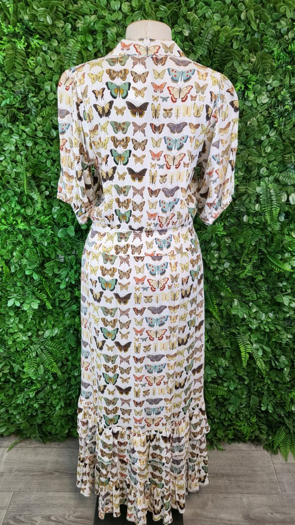 Fate + Becker Print Butterfly Dress BNWT (12)