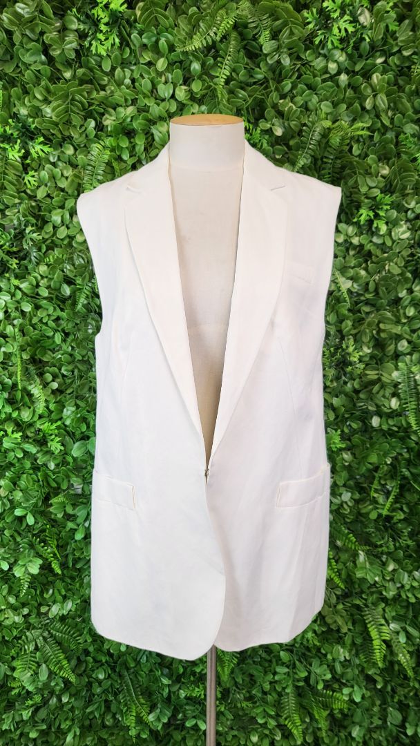 Country Road Cream Linen Blend Vest (14)