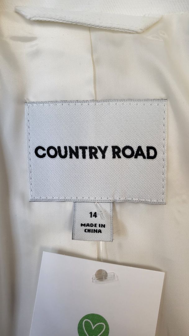 Country Road Cream Linen Blend Vest (14)
