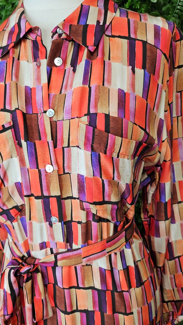 Jump Print Collared Dress (12)