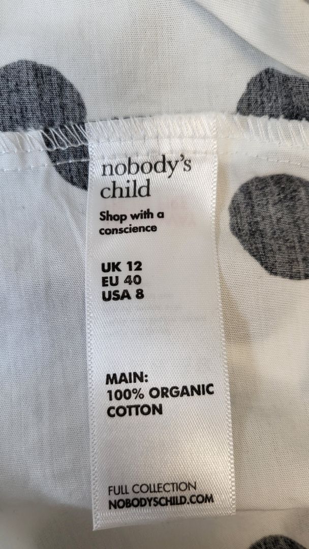 Nobodys Child White/Black Tiered Top (18)