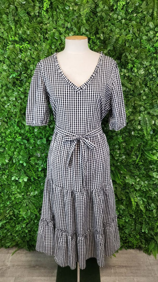 Rosie & Lee Gingham Tiered Dress (14)