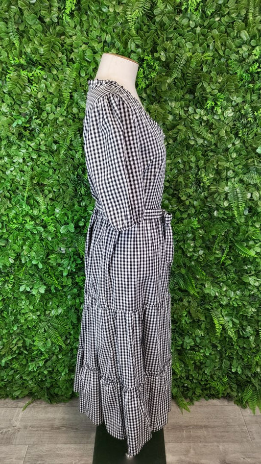 Rosie & Lee Gingham Tiered Dress (14)
