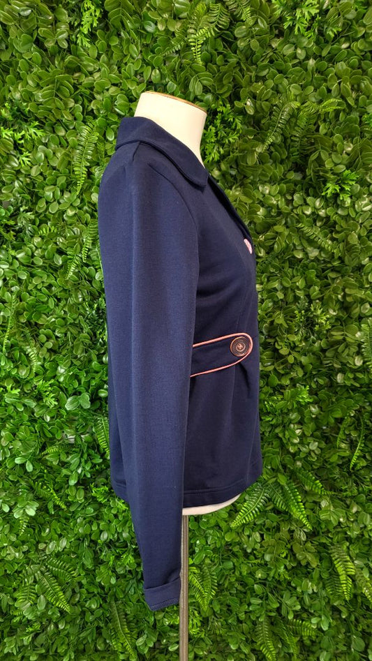 French Kitty Navy Jersey Blazer (10)