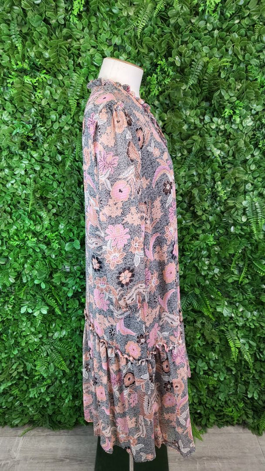 Vero Moda Print Drop Hem Dress (14)