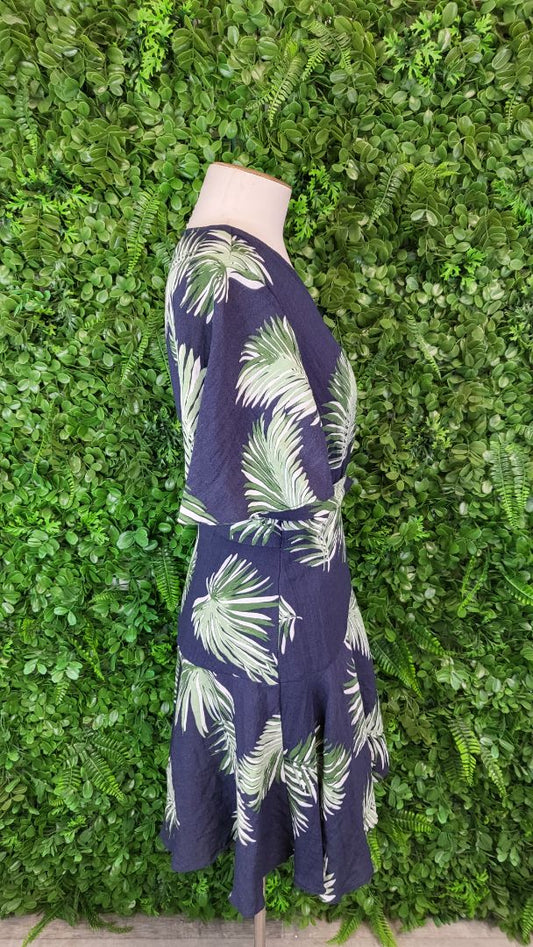 Among The Brave Print Wrap Dress (6)