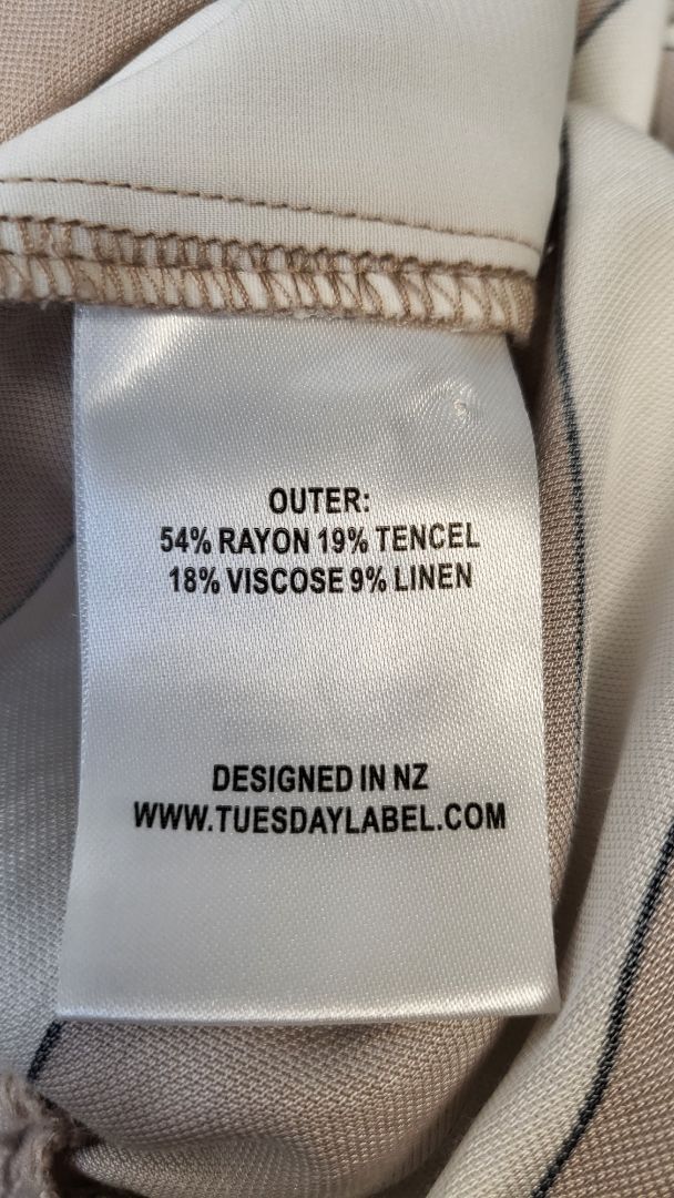 Tuesday Taupe/Cream Stripe Pant (10)