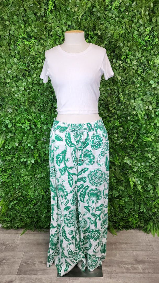Witchery Floral Linen Pant (10)