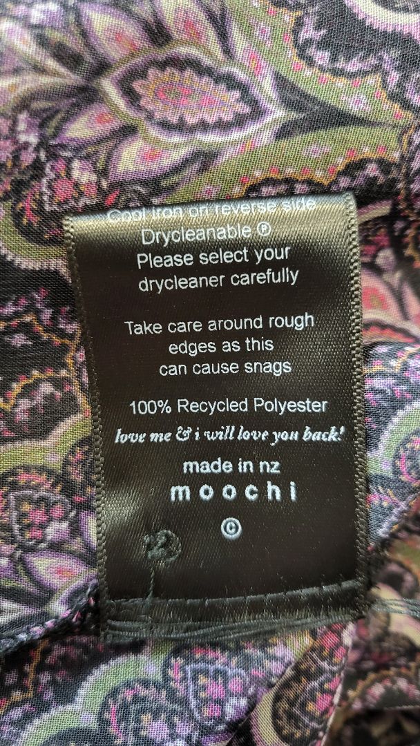 Moochi Faithfully Print Sheer Dress (8-10)