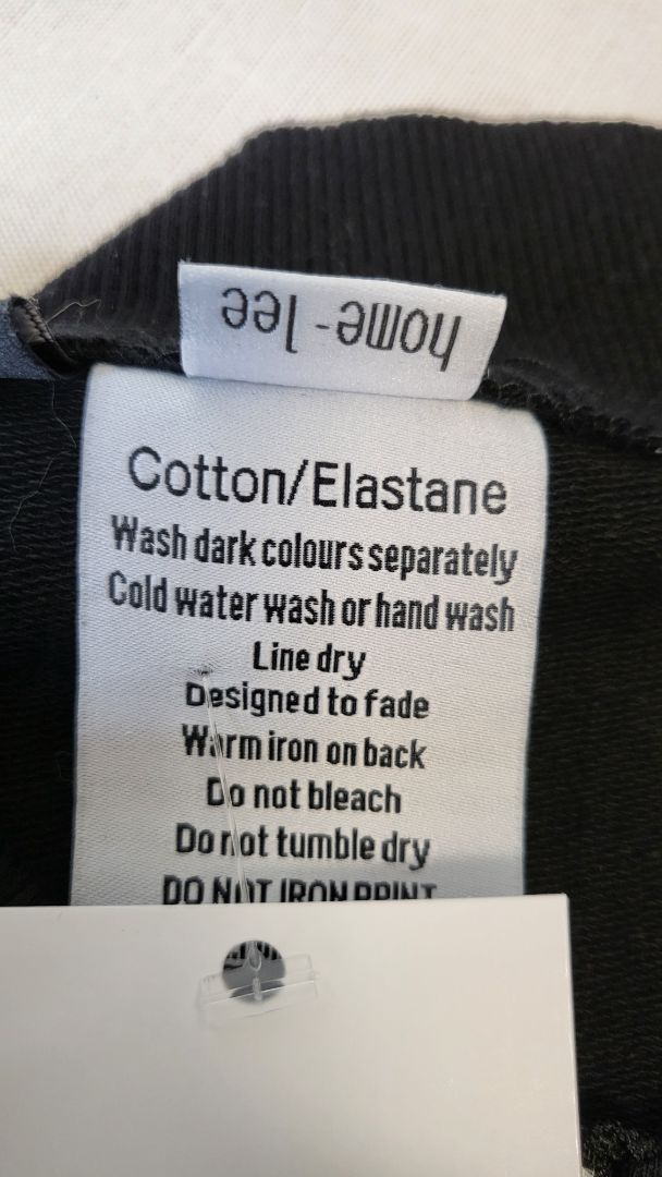 Home Lee Black/White Zip Up Sweat (6-10)