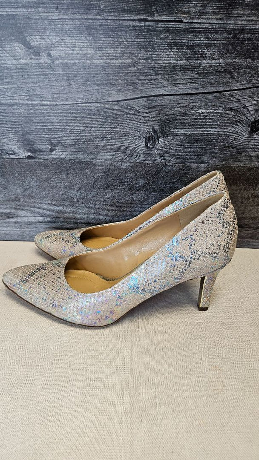 Naturalizer Metallic Reptile Heel (38.5)