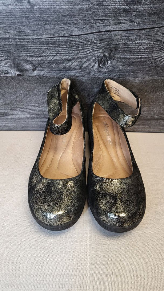 Taking Shape Black Wedge Heel (41)