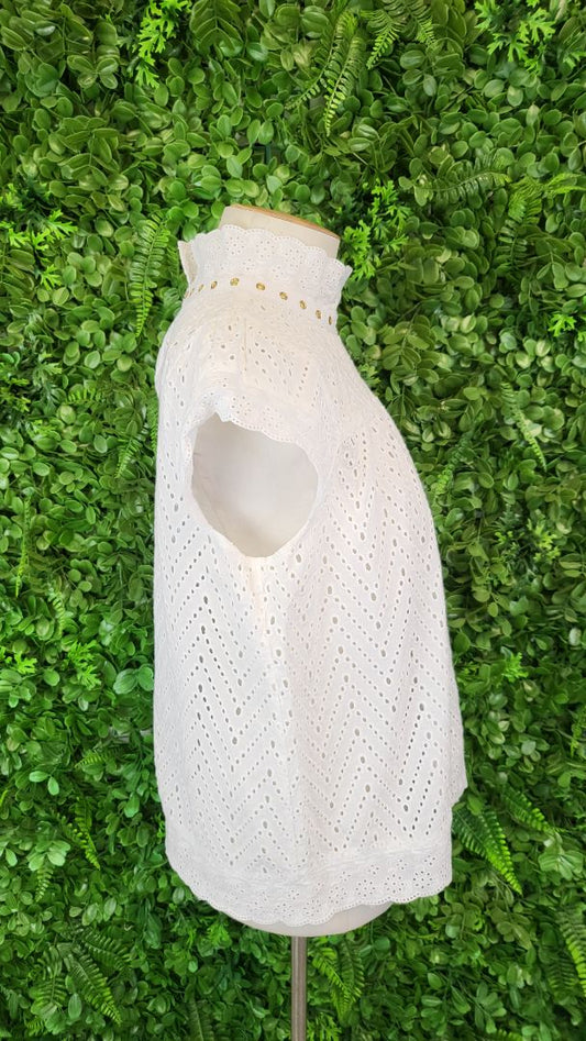Decjuba White Broderie Top (10)