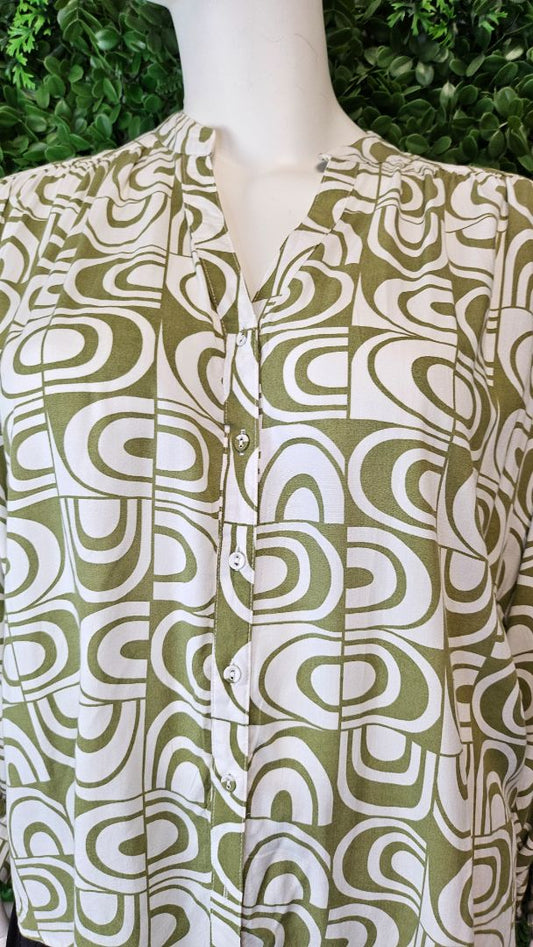 Label Of Love Print Batwing Top (18)