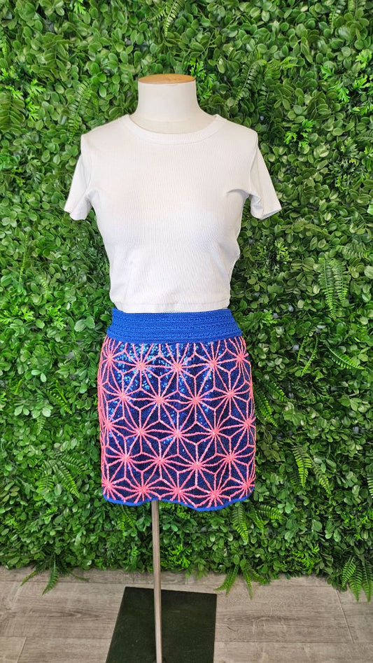 Augustine Multi Sequin Mini Skirt (8)