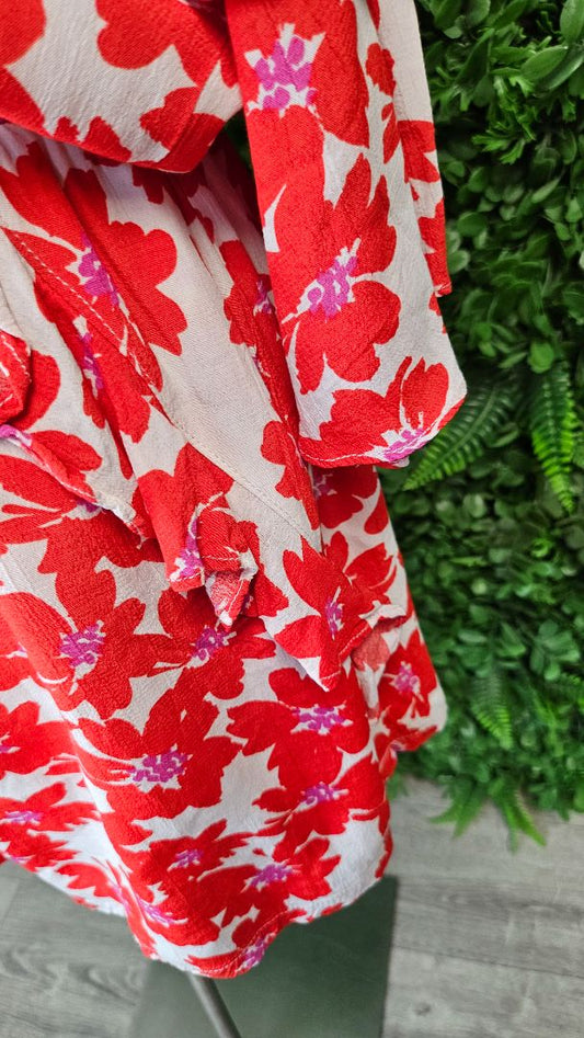 Augustine Print Short Playsuit (12)