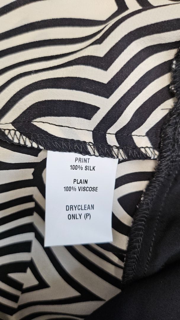 Obi Print Silk Kimono (20-22)