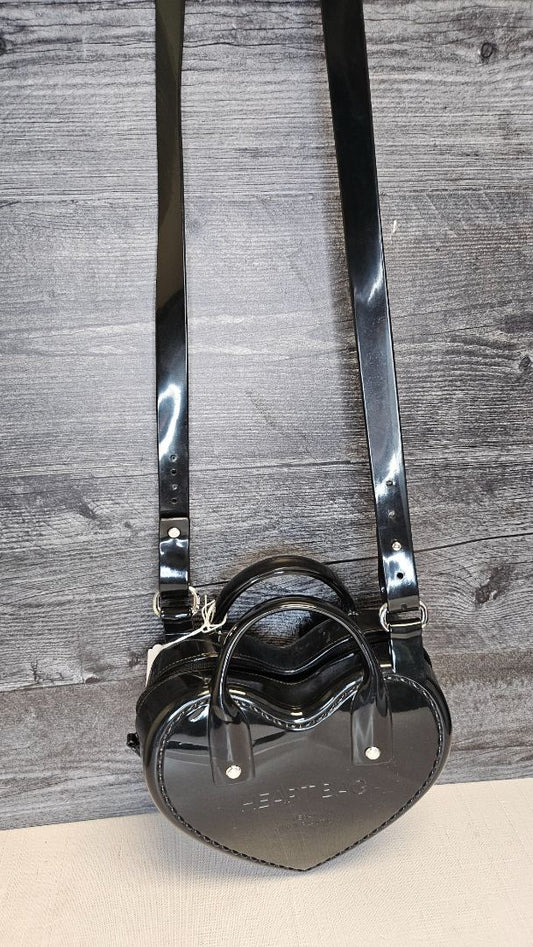 Melissa Black Heart Bag (20x9x19cm)