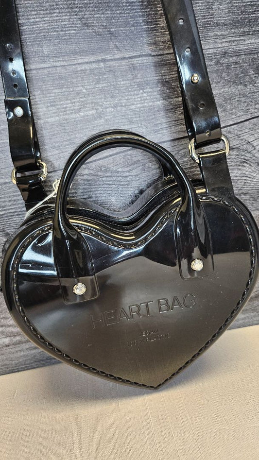 Melissa Black Heart Bag (20x9x19cm)