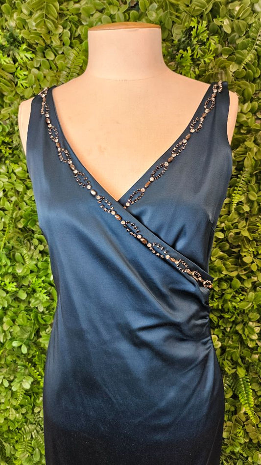 In Wear Teal Bead Dress (10)