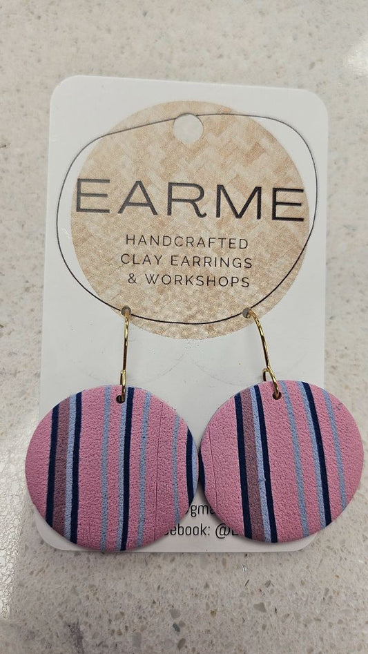 Earme Stripe Earring