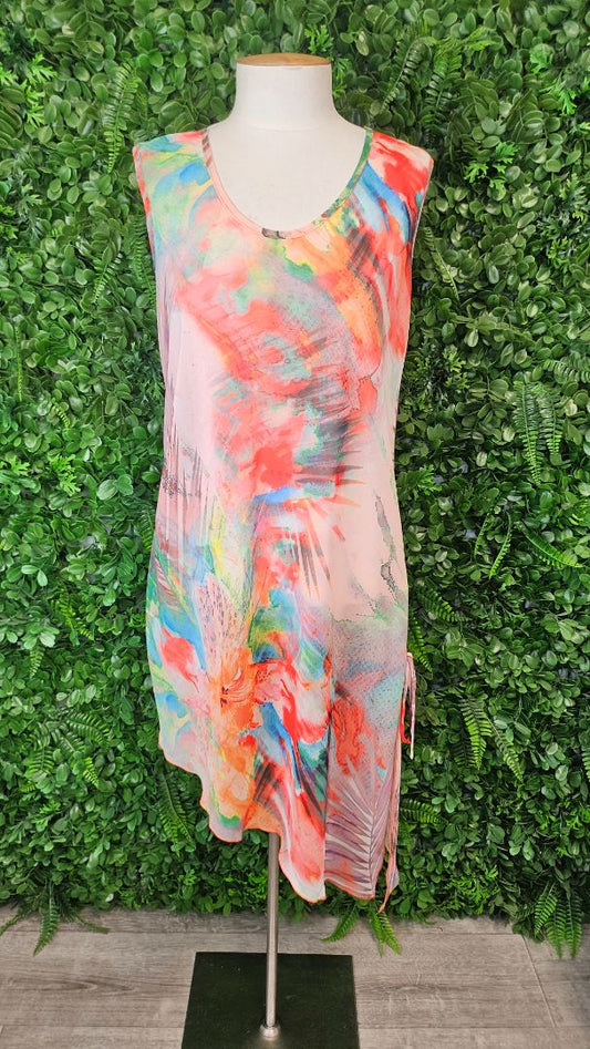 Magazine Pattern Sleeveless Tunic (10)