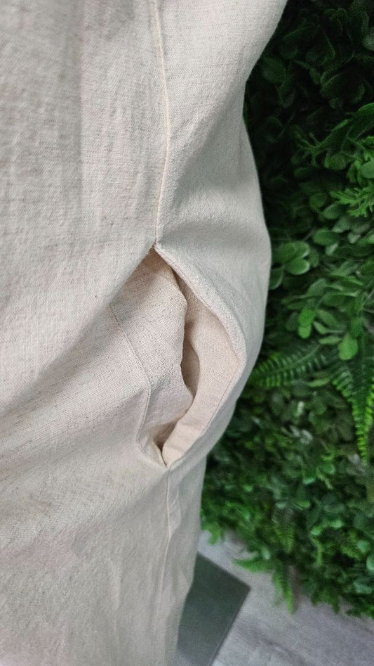 Two by Two Oat Shift Dress (10-12)