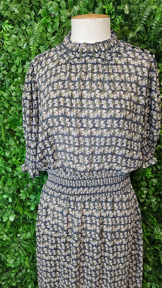 OH3 Floral Shirred Dress (12)