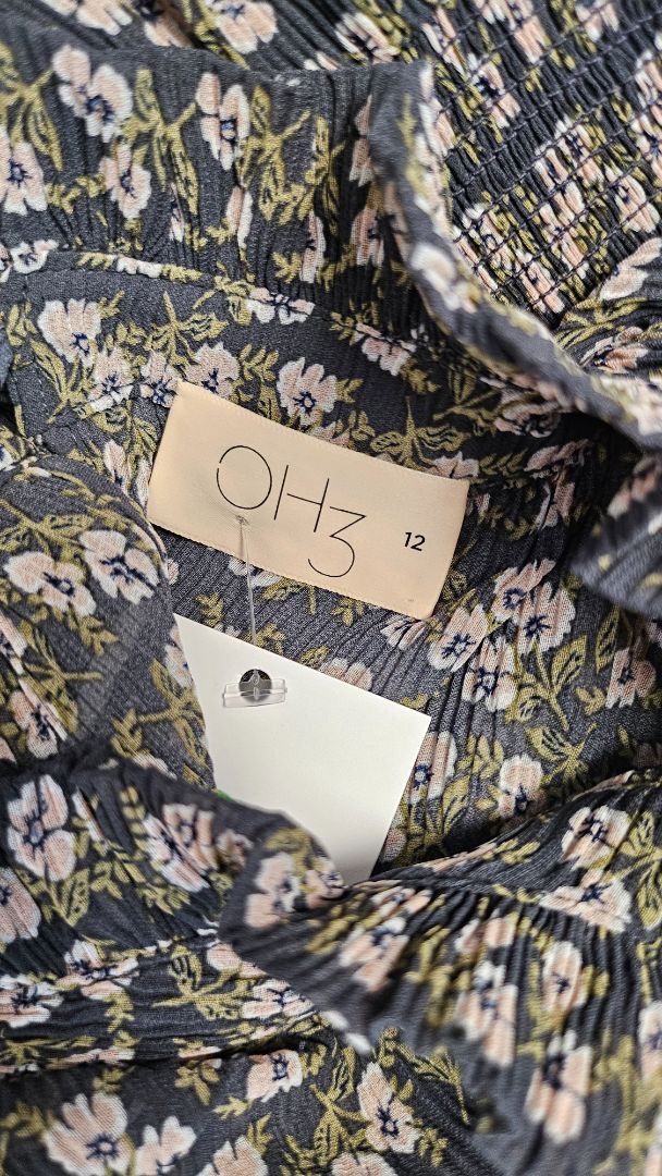 OH3 Floral Shirred Dress (12)