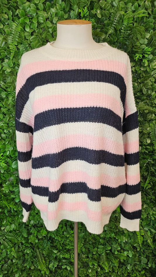 Knewe Label Stripes Wool Bend Knit (14)