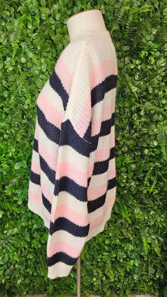 Knewe Label Stripes Wool Bend Knit (14)