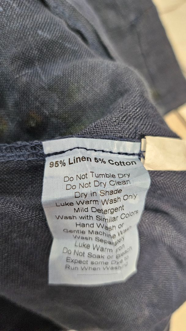 Helga May Floral Linen Dress (12)