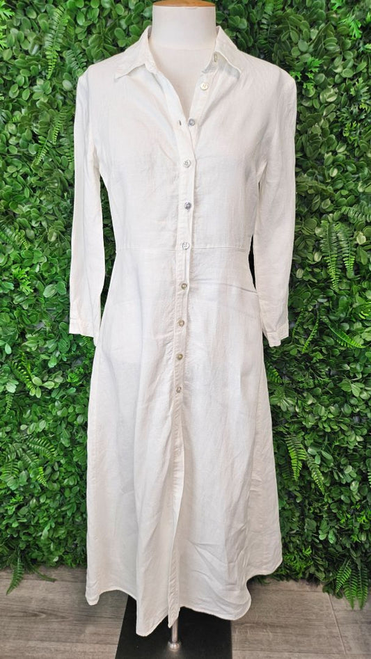 Zara White Shirt Dress (8)