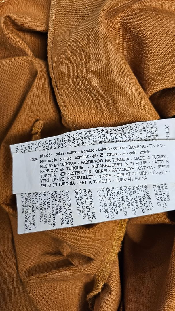 Zara Gold Wrap Top (10)