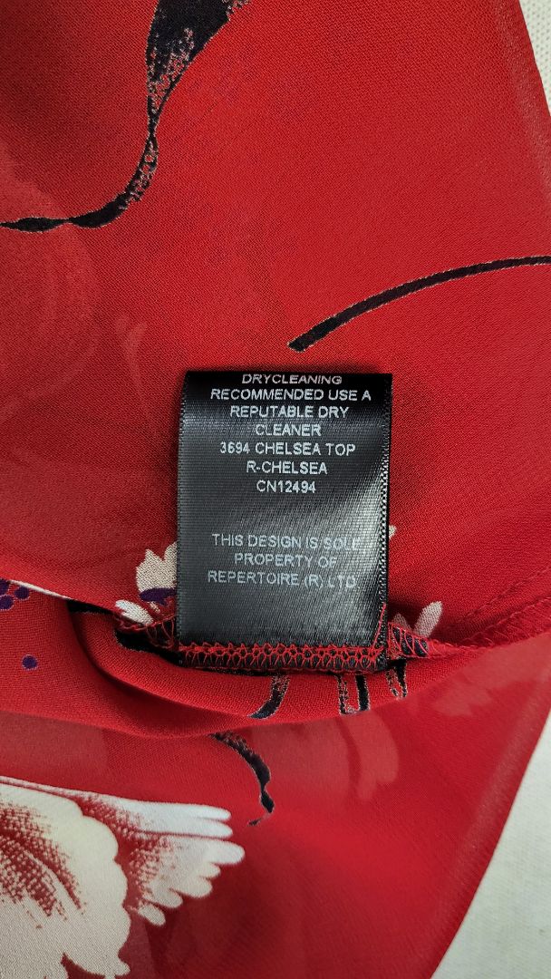 Repertoire Floral Sleeveless Top (10)