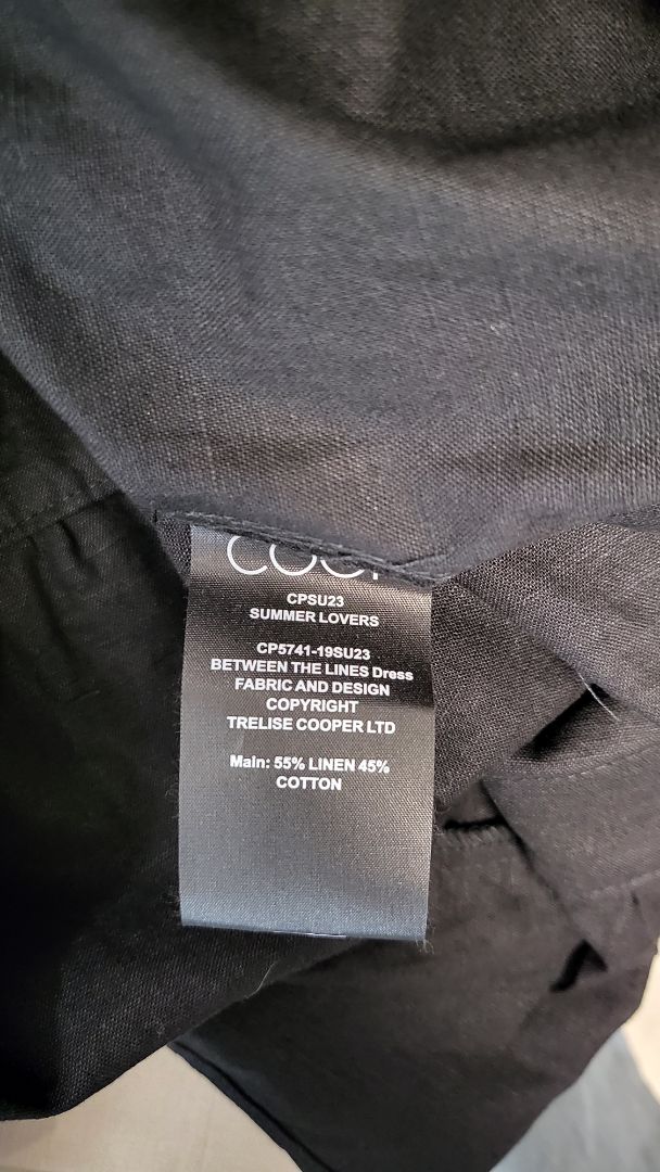 Coop Black Between The Lines Dress BNWT (12)